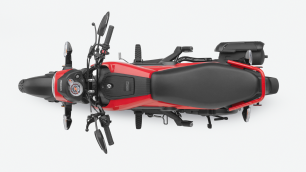 A top view of a Honda Navi