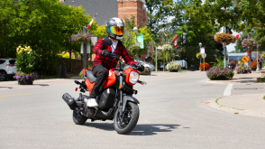 The storage box of a Honda Navi